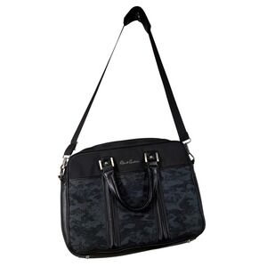 Robert Graham Messenger Bag Laptop Briefcase‎ Black Camo Knowledge Wisdom